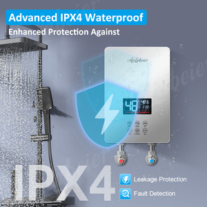 Ventes directes Geyser d'eau instantané électrique de haute qualité 6kw pour la construction en plastique d'affichage de la température de LED de ménage pour la maison - Product Image 3