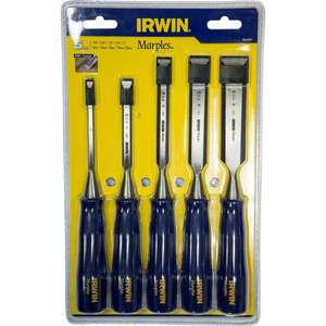 IRWIN - TM444S5 M444-Jeu de ciseaux à biseau à puce bleue en coquille (5 pièces) -EAN 00734442197645 MARTEAUX ET CISEAUX CISEAUX - Product Image 2