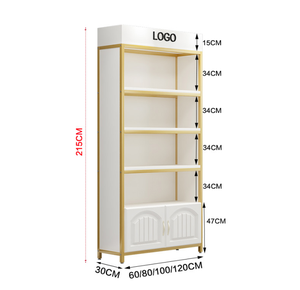 Tùy chỉnh sang trọng chăm sóc da Salon Nail Rack hiển thị cửa hàng mỹ phẩm TỦ TRƯNG BÀY kệ - Product Image 4