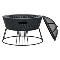 Foyer de Camping léger et Simple bol à feu de Table d'extérieur bol à feu en marbre sans gaz pour l'hiver