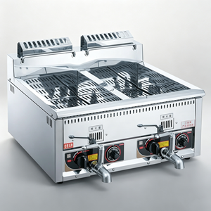 Friteuse Commerciale Multifonctionnelle Style Américain pour Frites, Gaz Naturel, Température Contrôlée, pour Magasins Alimentaires - Product Image 1