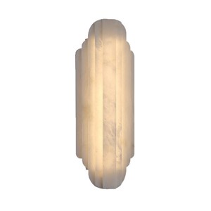 Modern Alabaster Wall <b>Lamp</b> White Marble <b>Shade</b> 241V-380V Wall Mounted For Living Room Home Villa Hotel Lighting - Product Image 5