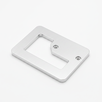 Support en aluminium usiné CNC de haute précision, service personnalisé avec trous taraudés pour armoires et pièces de machines