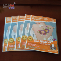 Stiker Tato Temporer Putih yang Dapat Dilepas untuk Wajah & Tubuh Anak-anak Unisex Mudah Digunakan DIY Kertas Transfer Air
