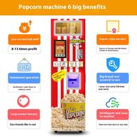 Distributeur automatique de pop-corn pour cinéma, machine à pop-corn pour parc d'attractions, distributeur de pop-corn en libre-service, distributeur intelligent de pop-corn
