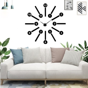 Đồng Hồ Treo Tường Acrylic Lớn Hiện Đại Số 3d Cao Cấp Không Tốn Kém Thiết Kế Tự Làm - Product Image 4