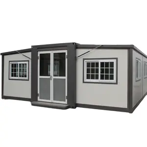 Tragbarer Wohn container Faltbare ausziehbare Kabine Fertighaus im europäischen Stil Modulares Haus Ready to Living