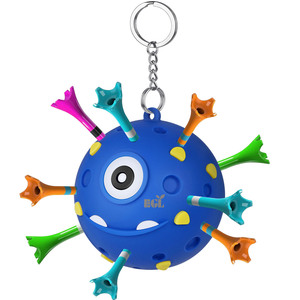 New Design Golf Ball Tee <strong>Holder</strong> Holds 18 Tees Built to Last Silicone Qute <strong>Nin</strong>/ Golf Tee <strong>Holder</strong> With Keychain - Product Image 1