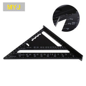 Aluminum Alloy 7 Inch Triangular Measuring Roofing Triangle Ruler Metric <strong>Speed</strong> <strong>Square</strong> - Product Image 6