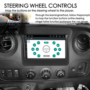 Sistema Multimedia Android para coche para Nissan NV400 <span class=keywords><strong>Opel</strong></span> <span class=keywords><strong>Movano</strong></span> Renault Master Vauxhall <span class=keywords><strong>Movano</strong></span> 2010-2018 Radio pantalla de navegación GPS - Product Image 2