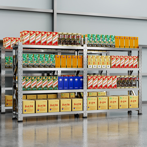 Tùy Chỉnh Mở rộng Thép Không Gỉ Lưu Trữ Kệ Chiều Cao Có Thể Điều Chỉnh Công Nghiệp Kim Loại Kệ Cho Hội Thảo Nội Thất Văn Phòng - Product Image 6