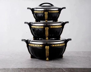 Nouvelle Offre : Ensemble de 3 chauffe-plats de luxe grande taille (3L+7L+10L) pour <span class=keywords><strong>buffet</strong></span> du Ramadan – Style Italie/Belgique - Product Image 5