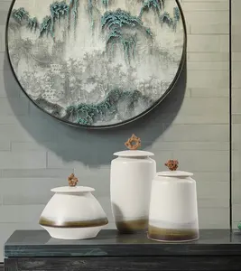 Nordic minimalistischen Keramik Ornamente wohnzimmer dekoration home keramik decor 3 sets inländischen keramik