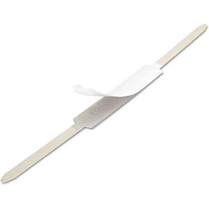 Juego de Compresores de Base Autoadhesivos Universales de Dos Puntas para Sujetadores de Papel, Capacidad de 2 Pulgadas, Centro de 2.75 Pulgadas, Plateado, Paquete de 100 - Product Image 1