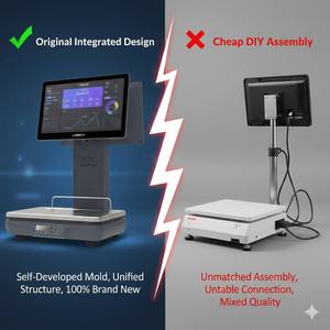 Balance intelligente <span class=keywords><strong>Longfly</strong></span> avec écran tactile double écran, modèle ACS-A5, Windows 10, certifiée OIML, écran 15,6 pouces, garantie 1 an - Product Image 3