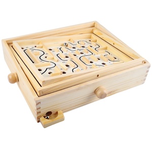 Mini labirinto <span class=keywords><strong>di</strong></span> <span class=keywords><strong>legno</strong></span> gioco da tavolo educazione precoce giocattolo <span class=keywords><strong>intelligenza</strong></span> formazione labirinto gioco da tavolo giocattolo antistress - Product Image 1