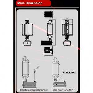 ダブルエンドランプLuxDe1000WキットラックスライトガビタHps植物成長ライト電子バラスト付き - Product Image 4