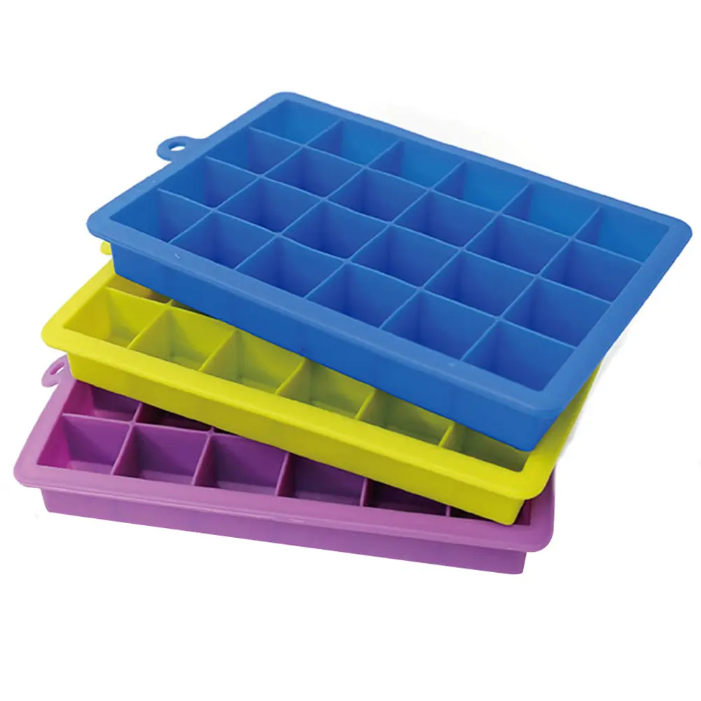 High flexibility Tear and cold Resistance food grade silicone ice cube tray mold customized shape ice cube tray molds