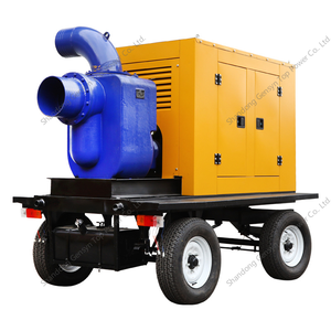 Camión bomba móvil tipo remolque de aguas residuales sin obstrucción autocebante personalizado para agricultura - Product Image 2