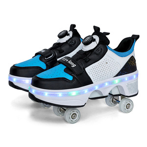 Heely Roller Shoes With Flashing Wheels For Kids And Adults Mesh Material ABEC-7 Bearings Plastic Wheel Double Row - Product Image 5