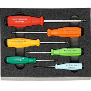 Swiss Pbswisstools <b>Screwdriver</b> Set 6-Piece Alloy Steel Anti-Slip Handle Precision Repair Tools - Product Image 4