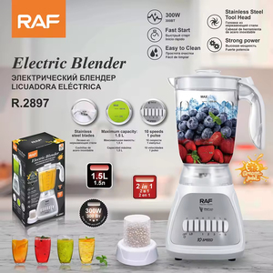 Licuadora Eléctrica de 300W con Capacidad de 1.5L, 10 Velocidades, Cuchillas de Acero Inoxidable, Fácil de Limpiar - Product Image 6