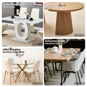 Kitchen <strong>Dining</strong> Table <strong>Set</strong> Tempered Glass <strong>Grey</strong> Table Top with <strong>4</strong> <strong>Chairs</strong> - Product Image 5