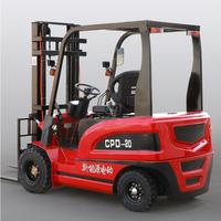 Forklift Listrik Gudang Truk Pengangkat 1 Ton 2 Ton 3 Ton Operasi Duduk Peralatan Penanganan Pallet di Kolombia