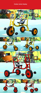 Triciclos de Acero para Niños, Muebles Montessori para Preescolar, Guardería, Jardín de Infancia, Parque Infantil al Aire Libre, Ecológicos y Duraderos - Product Image 6