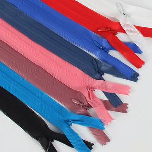 3 #4 #5 # chất lượng cao <span class=keywords><strong>Nylon</strong></span> vô hình dây kéo tùy chỉnh ẩn chuỗi dài dây kéo băng cho hàng may mặc - Product Image 4