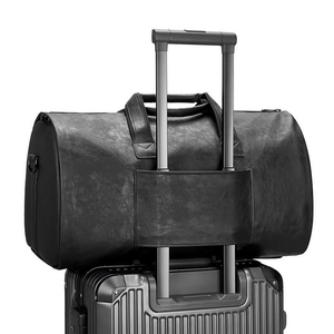 Large Capacity Roller Crossbody Travel Trolley Spinner <b>Suitcase</b> Luggage Bag PU Wheels Zipper Light Portable <b>Storage</b> Trolly Bag - Product Image 6