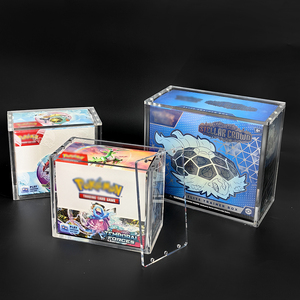 Sıcak satış özel temizle ETB durumda akrilik Poke Mon UV koruma dayanıklı mıknatıs kapaklı güçlendirici paketi ekran koruyucu kılıf - Product Image 3