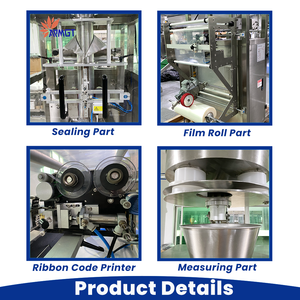 <span class=keywords><strong>Machine</strong></span> <span class=keywords><strong>d</strong></span>'emballage automatique pour sachets de bonbons gélifiés durs, remplissage pour snack, biscuit, arachide, emballage VFFS - Product Image 4