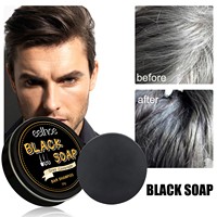 Jabón Reparador de Cabello Eelhoe de Alta Calidad para Cubrir Canas, Nutritivo, Champú en Barra para Cabello Negro