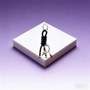 Llavero con Dijes de Plata 925 y Circonitas, Estilo Femenino, para Niños, Regalo DIY para Amigos y Familiares - Product Image 5