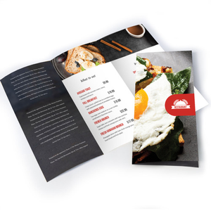 Impression de brochures pliables publicitaires personnalisées en gros, haute qualité, prix d'usine, différentes tailles et couleurs, sur papier cartonné - Product Image 4