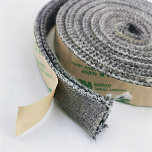Bande d'étanchéité en fibre <span class=keywords><strong>de</strong></span> <span class=keywords><strong>verre</strong></span> tissée en forme <span class=keywords><strong>de</strong></span> P, élastique, avec <span class=keywords><strong>adhésif</strong></span> puissant <span class=keywords><strong>pour</strong></span> équipement <span class=keywords><strong>de</strong></span> four <span class=keywords><strong>de</strong></span> traitement thermique - Product Image 3