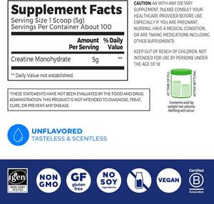 Créatine en poudre de qualité professionnelle pour les culturistes, l'haltérophilie, le crossfit, la force, l'endurance, le soutien énergétique - Product Image 6