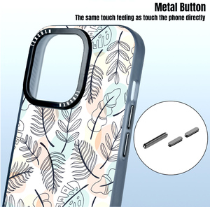 Tenchen Chất Lượng Cao Chống Sốc TPU PC Rõ Ràng Matte Điện Thoại Bìa Tùy Chỉnh In Ấn IMD Điện Thoại Trường Hợp Đối Với iPhone 13 14 15 Pro Max - Product Image 4