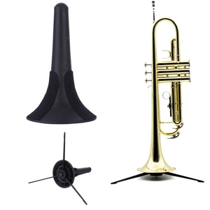 Venta al por mayor 5 piezas kit de cuidado de limpieza de trompeta con soporte de trompeta válvula cepillo serpiente cepillo trompeta Mute un par de guantes - Product Image 4