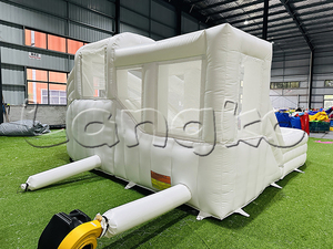 Di alta qualità gonfiabile rimbalzo Combo scivolo con la sfera di salto bianco acqua parco di rimbalzo casa per i bambini giocare - Product Image 4