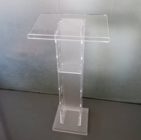Púlpit acrílico moderno personalizado de fábrica, luz led a la venta