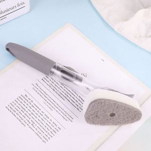 Multi-functional Household Kitchen Cleaning Brush Hydraulic Long <b>Handle</b> Washing Pot <b>Sponge</b> Cleaning Brushes - Product Image 2