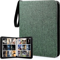 KAVO I Porte-cartes professionnel 900 pochettes, pochettes de rangement en tissu polyester, fermeture éclair, pochettes double face, cartes standard