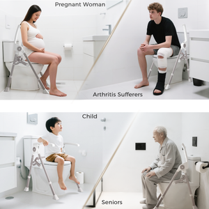 Ổn định tuyệt vời có thể điều chỉnh có thể tháo rời nhà vệ sinh an toàn khung với xử lý nặng nhà vệ sinh an toàn đường ray đứng một mình - Product Image 4