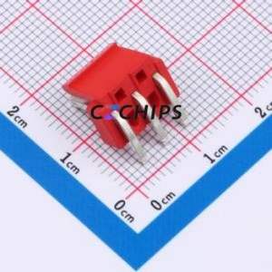BX-VH3.96-3PWZ-R Wire-to-Board Pin Header Bent Lead Through Hole,P=3.96mm Connector 1x3P 3.96mm Right Angle Insert VH - Product Image 2