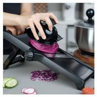 Mandoline à légumes manuelle tout-en-un de haute qualité, réglable, en acier inoxydable, outils de cuisine professionnels