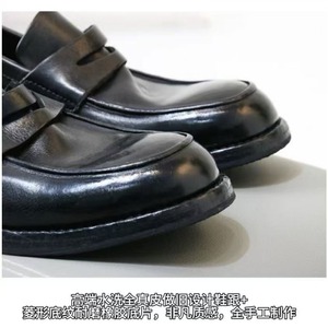 Chaussures de costume classiques de luxe de haute qualité, fabriquées à la main, en cuir véritable, pour hommes, 2025 - Product Image 2