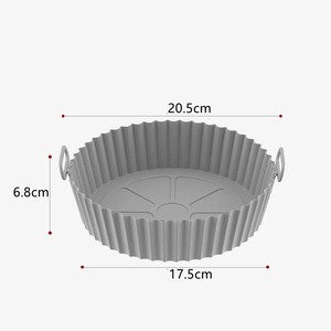 Cesta de silicona reutilizable para horno, molde de silicona para freidora de aire, cesta para pizza y pollo frito, accesorios para freidora de aire - Product Image 1