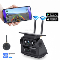 Kamera Pandangan Belakang Nirkabel Isi Ulang Tenaga Surya Magnetik, Pemantau Titik Buta, Gambar Tahan Air, Aplikasi Dalam Mobil, Wifi